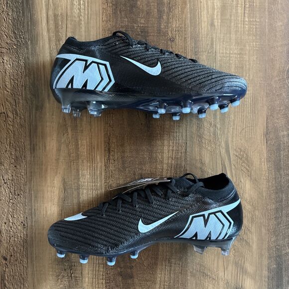 Nike ZM Vapor 16 Elite AG-Pro Men Size 6.5 Black Ice Blue Soccer FQ8693-001 main image 6